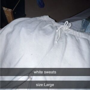 White Sweatpants